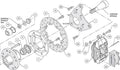 Wilwood Forged Dynalite Front Drag Kit Drilled Rotor 1970-1973 Mustang Disc & Drum Spindle