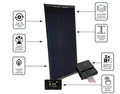 KIT, DX, DOMETIC, 190W, 9BB, OBSIDI