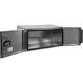 24X24X48 IN PRO SERIES SMOOTH ALUM UNDERBODY TOOLBOXDOUBLE BARN DOOR 3POINT COMPRESSION LATCH
