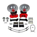 7071 FAIRLANE FRONT BRAKE KIT 11IN SS4 INT HUB 5X4.50 WHEEL/BOLT FIRE RED