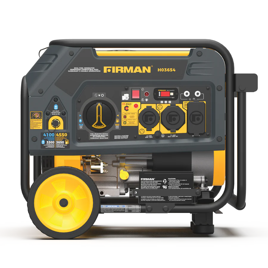 DUAL FUEL PORTABLE GENERATOR 4550/3