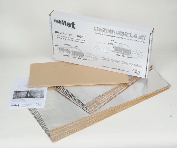 COMPLETE VEHICLE CUSTOM INSULATION KIT POLYMER BLACK BACKING SILVER