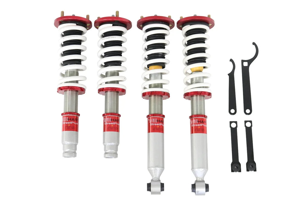 StreetPlus Coilovers w Front Air Cups Gold Tankless Control System# TH-L802-VACF-12 TH-ACK03