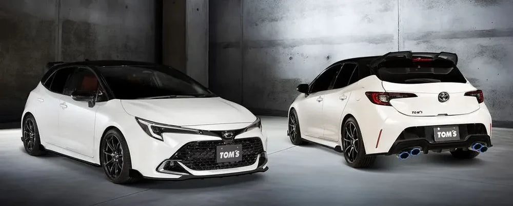 TOM S Corolla H/B Rear Bumper Diffuser 2023 (Painted- Black 202)