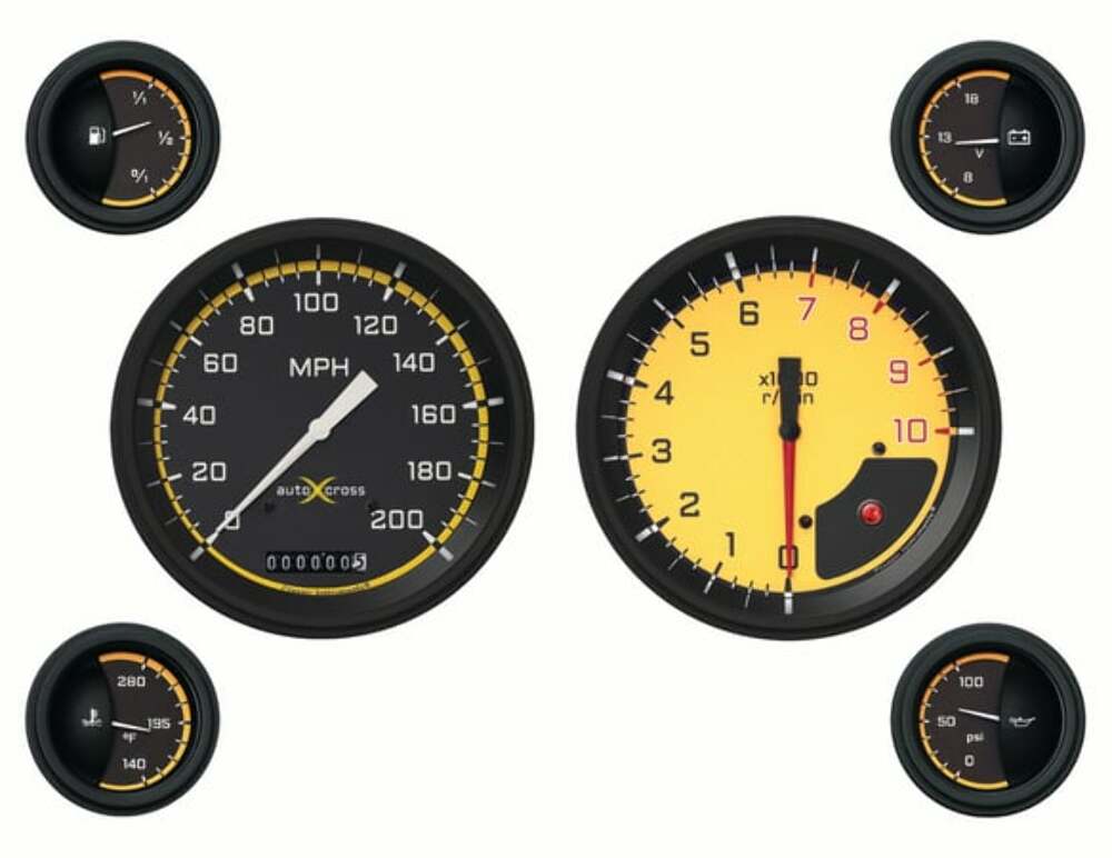 AUTO CROSS YLW 5IN S, 5IN T, 2INFTVO-GM