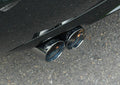 AWE Tuning Audi B7 A4 3.2L Track Edition Dual Tip Exhaust - Diamond Black Tips