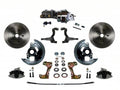 LEED Brakes Power Front Kit with Plain Rotors and Zinc Plated Calipers