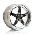 Weld S71 17x8 / 5x4.75 BP / 5.8in. BS Black Wheel (Medium Pad) - Non-Beadlock