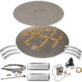 ASSEMBLED 24IN 2 BURNER PROPANE W/MILLIVOLT AND REMOTE SYSTEM