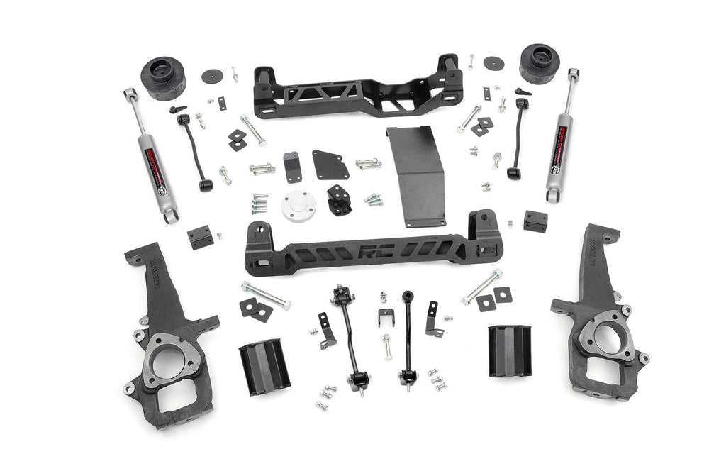 1x 332BOX1 1x 23220 1x 1380BOX1 1x 1332BOX1 1x 1380BOX2 1x 333BOX1 4 Inch Lift Kit Ram 1500 4WD (2012-2018 Classic)