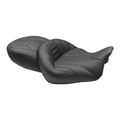Mustang 08-25 Harley FL Touring Rd King Sp, Rd Glide Ltd, Dble Diamond ST Backrest - Black
