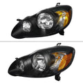 EURO HEADLIGHTS BLACK HOUSING