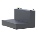 L-SHAPE TRANSFER TANK 85 GAL BLK