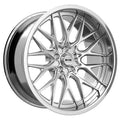 BRUSHED CENTER WITH POLISHED LIP