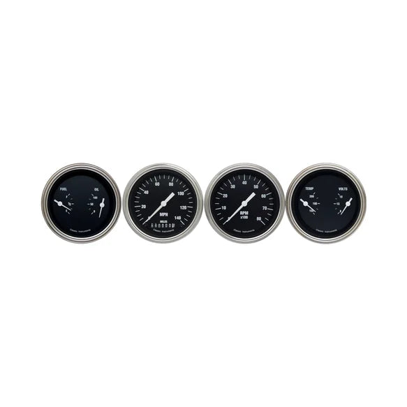 HOT ROD 3IN SPEEDO/TACH/2 DUALS-GM