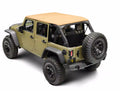 Rugged Ridge 07-18 Jeep Wrangler JKU 4dr Voyager Fastback Frameless Soft Top - Tan
