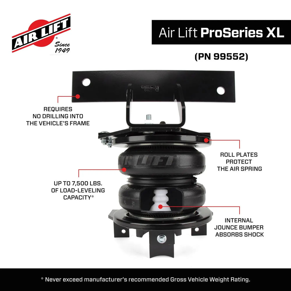 Airlift 20-22 F-250/F-350 4WD LoadLifter 7500 XL Ultimate ProSeries Air Spring Kit