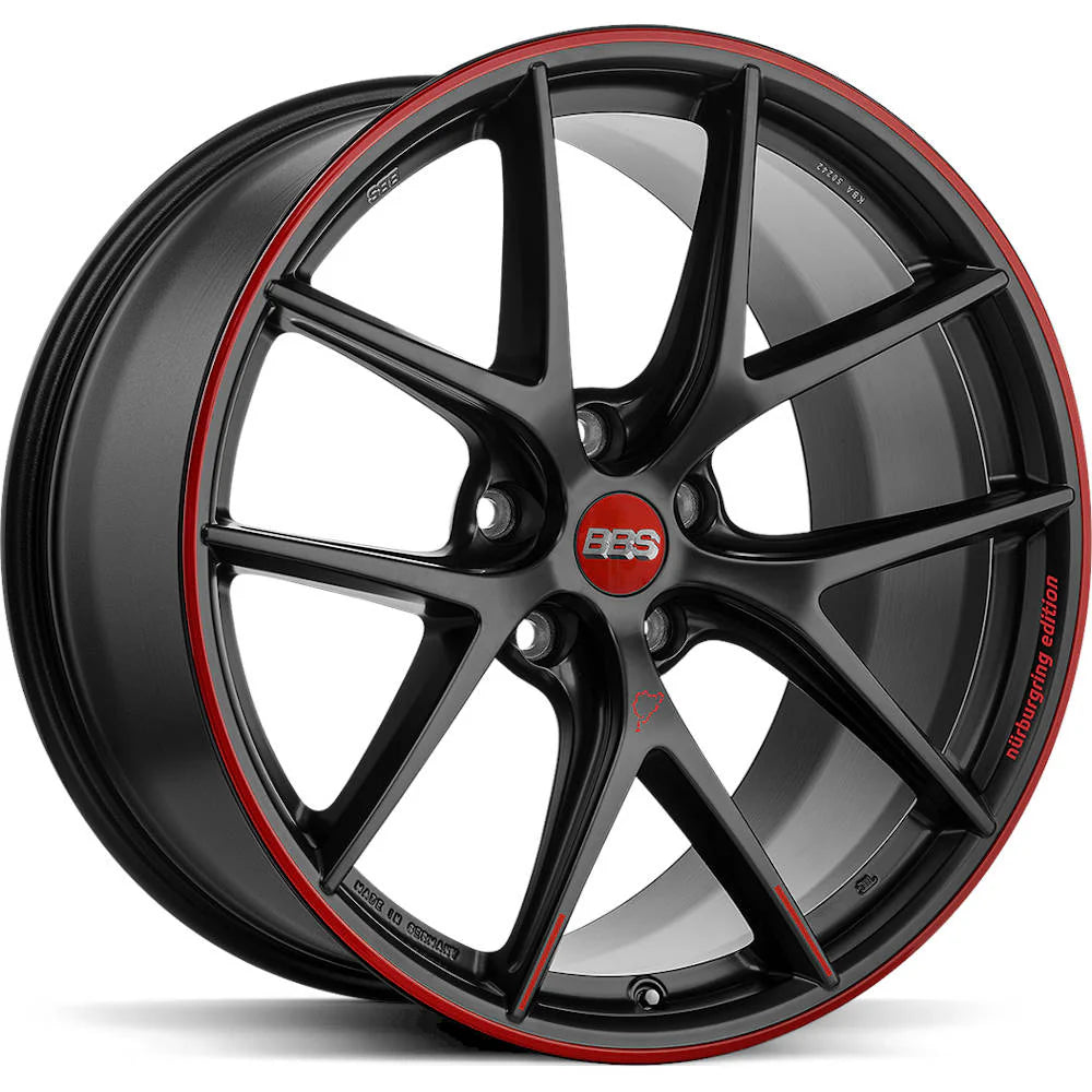 BBS black auto part