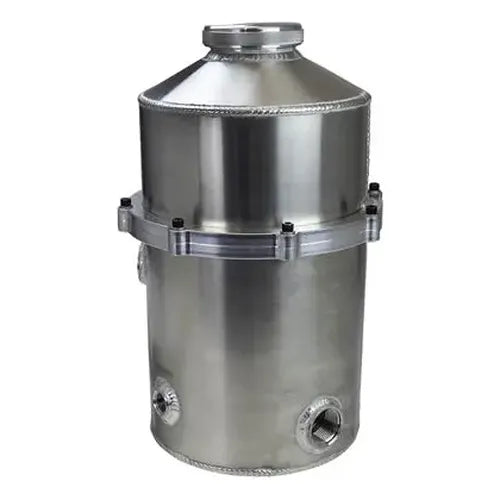 Moroso Pro-Mod 2 Pc 60/40 Split 16.5in Tall 8in Dia 7.5qt Dry Sump Tank
