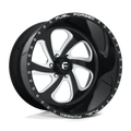 FF012 22X10 BLANK BLACK -25MM (114-