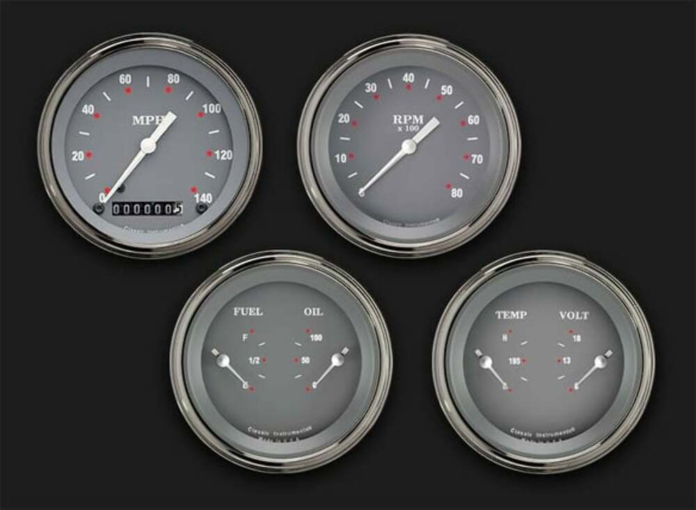 SG SERIES 3IN SPEEDO/TACH/2 DUALS-GM