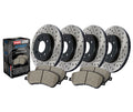 Street Axle Pack, Drilled & Slotted, 4 Wheel