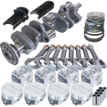 Eagle Chevy 350 3.750in Crank 5.700in I-Beam Rods -10cc 4.030in Pistons Rotating Assembly