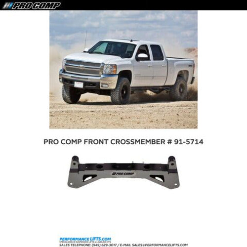 FRONT CROSSMEMBER GM 2500 6' KIT