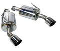 REMARK 14+ Infiniti Q50 Axleback Exhaust w/Mufflers - Burnt Double Wall Tip