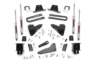 1x 6615 1x 1357BOX1 1x 136930 1x 6599 5 Inch Lift Kit Radius Arm Drop SRW Ram 3500 4WD (2013-2015)