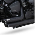 Vance & Hines 10-23 Honda Shadow Aero/Shadow Phantom Shortshots Staggered Full System Exhaust - Blk