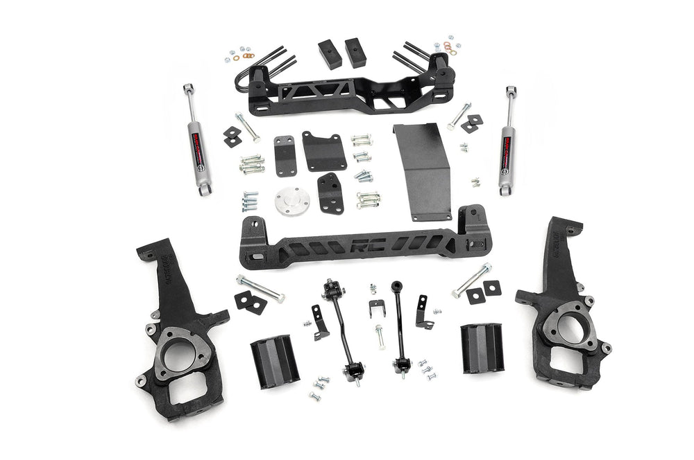 1x 1326BOX7 1x 1380BOX1 1x 1332BOX1 1x 1380BOX2 1x 1326BOX6 4 Inch Lift Kit Dodge 1500 4WD (2006-2008)