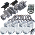 Eagle Chevy LT1 350 1Pc 3.750in Crank 5.700in I-Beam Rods -10cc 4.000in Pistons Rotating Assembly