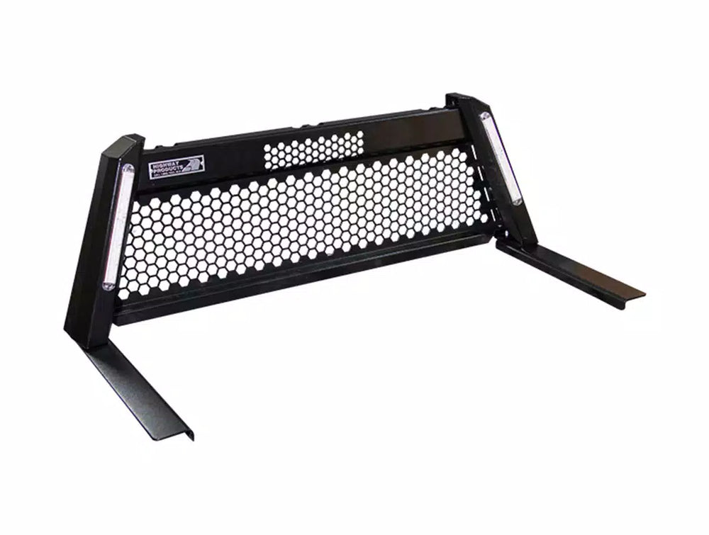 THEX HEADACHE RACK WITH SMOOTH BLACK UPRIGHTS SMOOTH BLACK CENTER SIZE 4