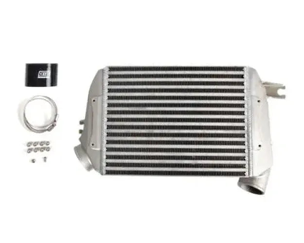 Grimmspeed Top Mount Intercooler Kit w Splitter Black Subaru WRX 2015