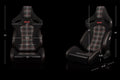 Braum Orue S Series Sport Seats - Red Plaid Fabric - BRR6S-RDPF