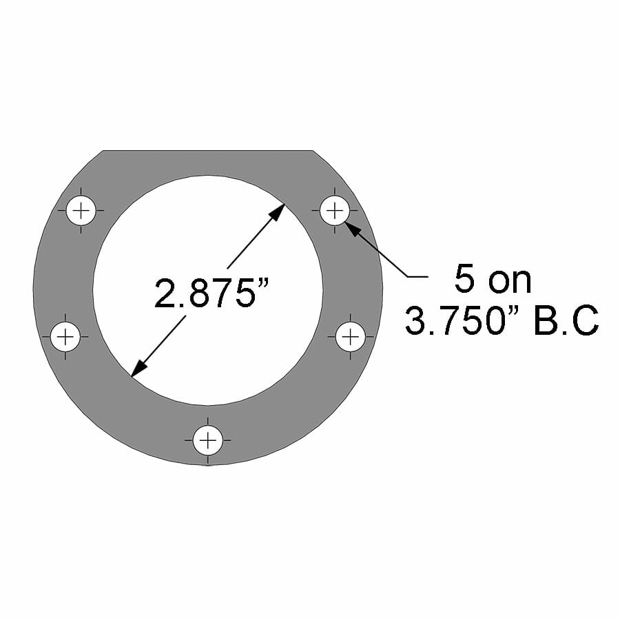 Rear Disc Brake Kit - Mopar Style Ends