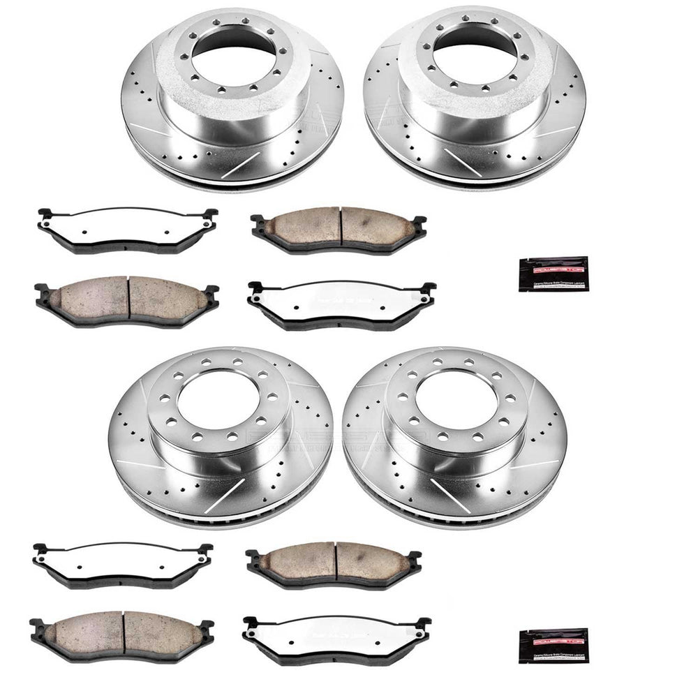 Power Stop 05-16 Ford F-450 Super Duty Front & Rear Z23 Evolution Sport Brake Kit