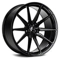 Vossen HF3 - 22x9.5 - ET53 - 5x130 - 71.6 - FLAT - GB - Gloss Black Wheel