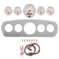 AutoMeter Arctic White 65-66 Ford Truck Billet Panel/Gauge Kit - 3-1/8in. (x1) & 2-1/16in. (x4)