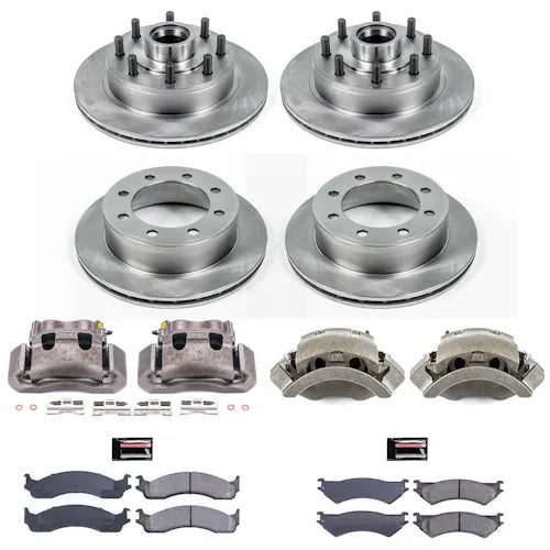 Power Stop 2007 Ford E-150 Front & Rear Autospecialty Brake Kit w/Calipers