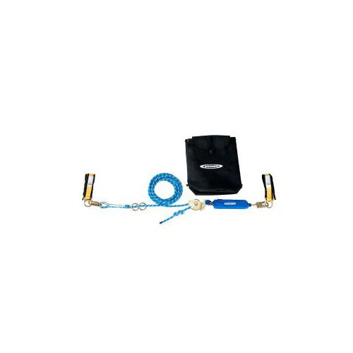 100FT 2MAN ROPE HLL W/ CROSSARM STRAPS BLACK BLUE YELLOW