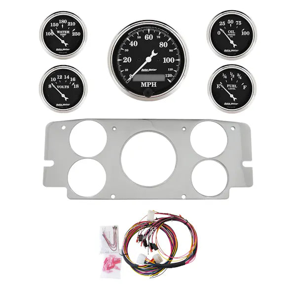 AutoMeter black gauge