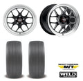 15X8 WOODWARD RT BLACK CT