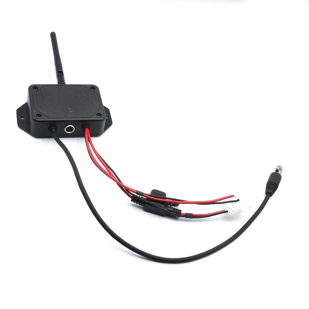 Wireless belt station helmet adaptor for prewired OFFROAD helmets.