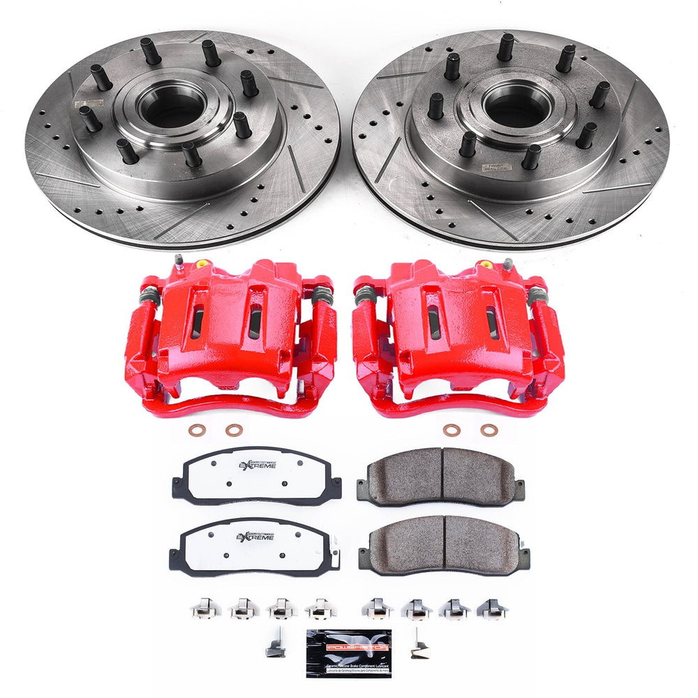 Power Stop 09-11 Ford F-250 Super Duty Z23 Evolution Kit w/ Calipers - Front