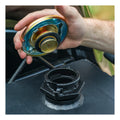 L-SHAPE TRANSFER TANK 100 GAL BLK