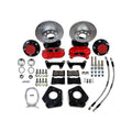 6569 MUSTANG FRONT BRAKE KIT W/ OE SPINDLE 11IN SS4 ALUM HUB 5X4.50 WHEEL/BOL