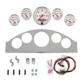 AutoMeter Arctic White 1957 Ford Fairlane Billet Panel/Gauge Kit - 3-1/8in. (x1) & 2-1/16in. (x4)
