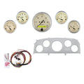 AutoMeter Antique Beige 1959 Ford Galaxie Billet Panel/Gauge Kit - 3-1/8in. (x1) & 2-1/16in. (x4)